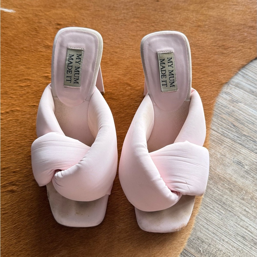 My Mum Made It Blush Pink Women's Mules